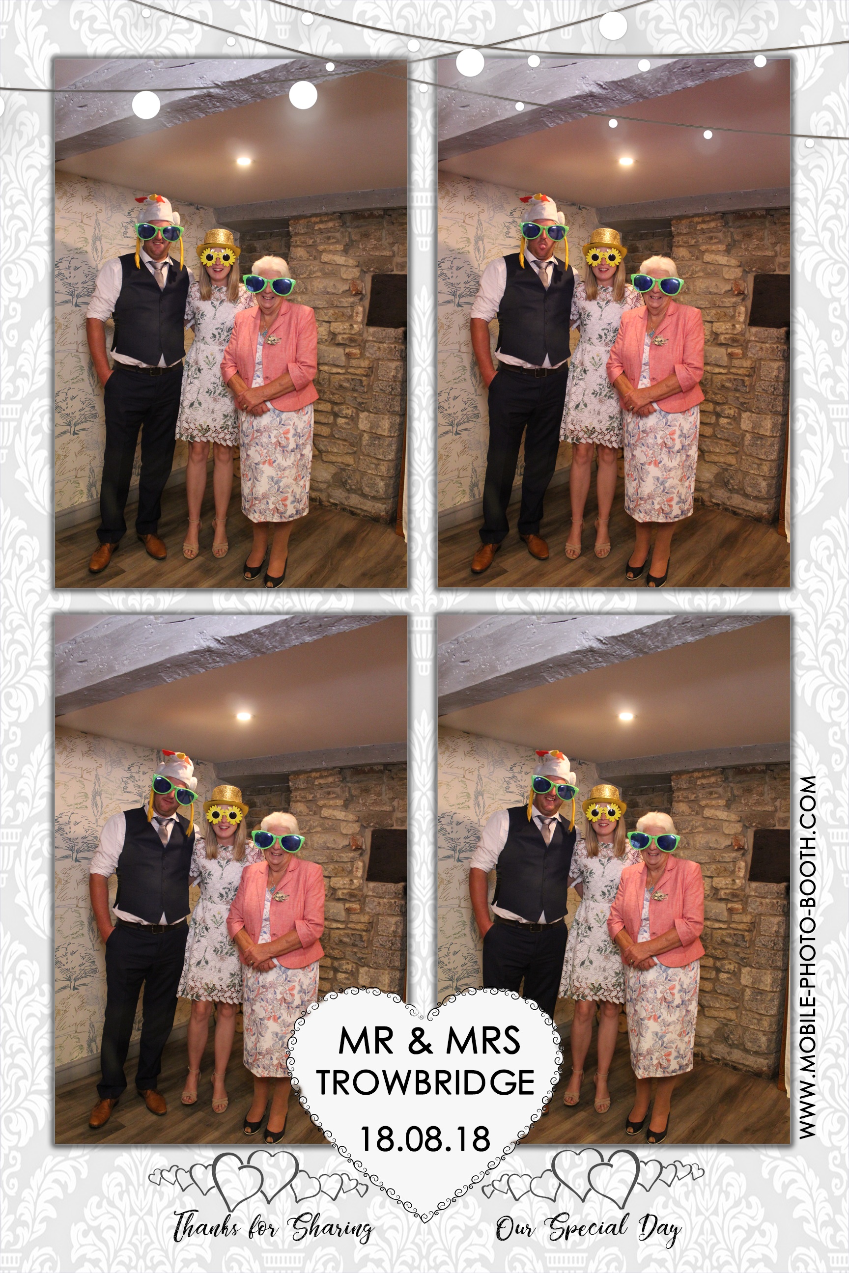 Mr & Mrs Trowbridge | View more photos from the event at images.mobile-photo-booth.com/u/MobilePhotoBoothUK/Mr-Mrs-Trowbridge